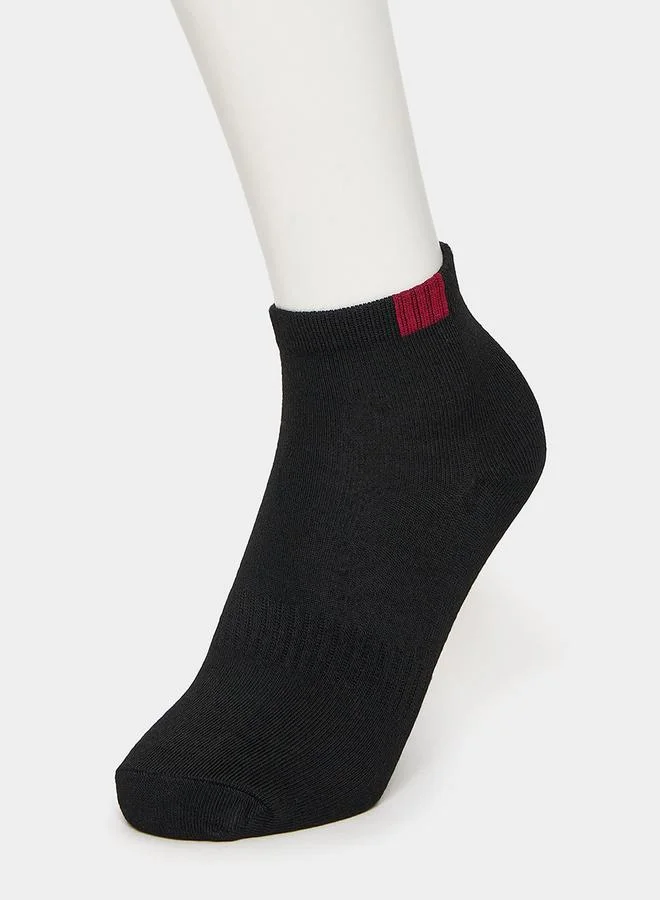 Styli Pack of 5 - Contrast Accent Ankle Socks