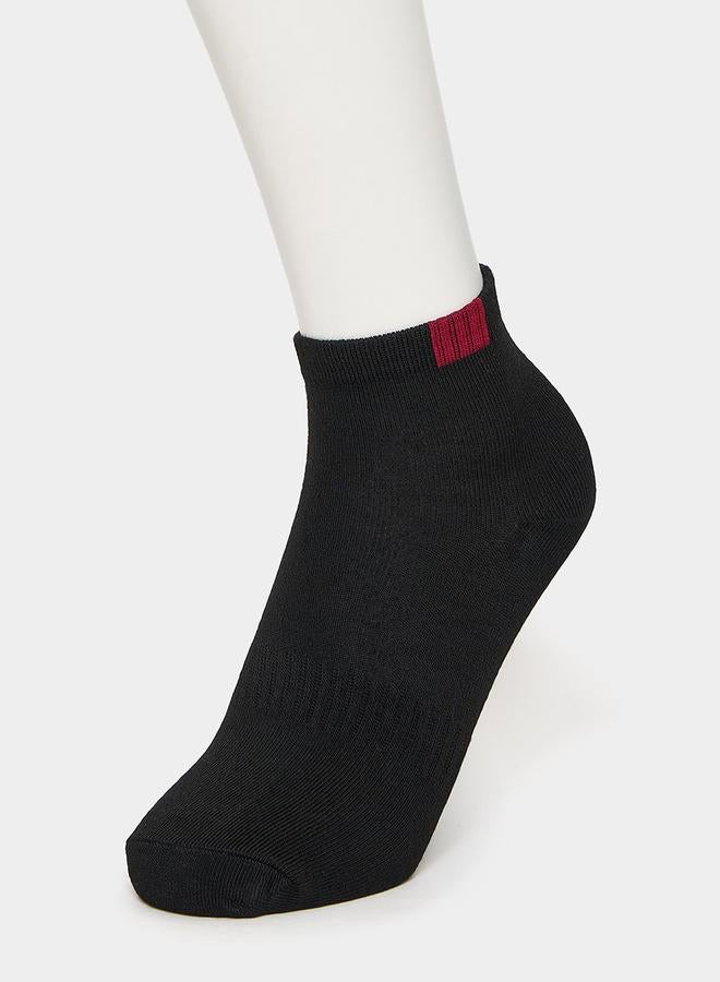 Styli Pack of 5 - Contrast Accent Ankle Socks  - Image 4