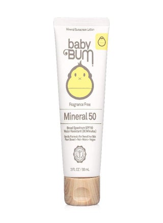 Baby Bum SPF 50 Sunscreen Lotion | Mineral UVA/UVB Face and Body Protection for Sensitive Skin | Fragrance Free | Travel Size | 3 FL OZ - pzsku/Z8FD753D8DD4AEA9F1950Z/45/_/1686316507/68fac432-fccd-4bda-a8a9-4bc8734c673e