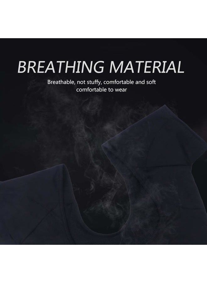 HEALLILY Sweat Guard Vest Underwear Vest Reusable Underarm Armpit Sweat Pads Shields Washable Sweat Shield Vest for Women Black Size L  - Image 3