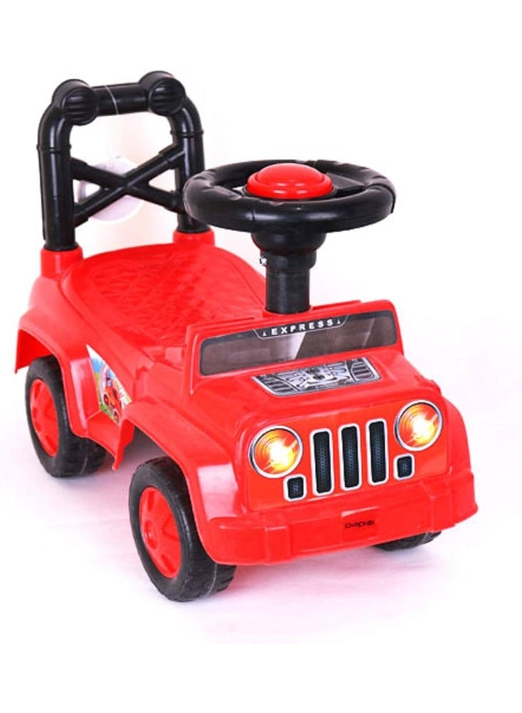 AF BABY United Children's Ride-On Push Car with Parental Handle, Adjustable Seat, Safety Belt, Storage Compartment, Durable Wheels, and Steering Wheel  - Image 1