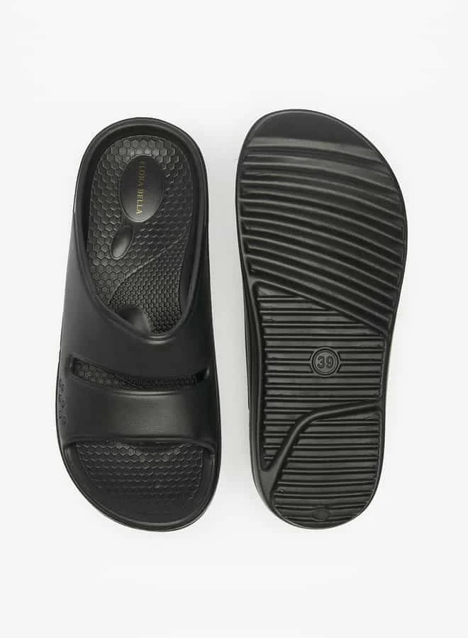 Flora Bella By Shoexpress Women Solid Slip-On Slide Slippers