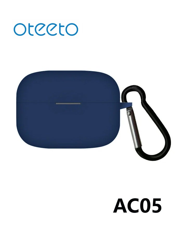 Oteeto Oteeto AC05 Full Protection Silicone Earpod Case Designed For Aipods Pro and Airpods Pro 2 Blue  - Image 1