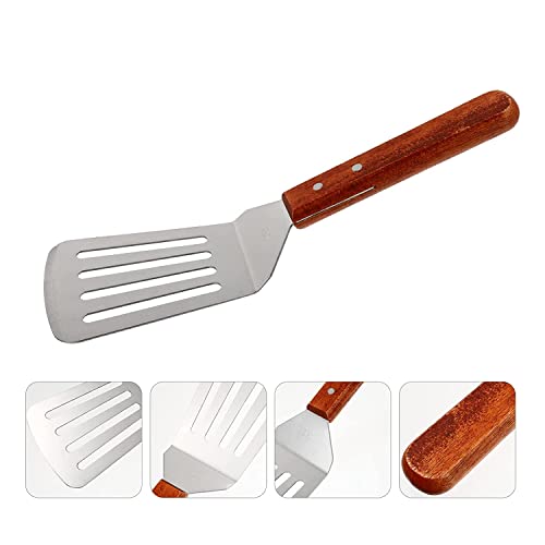 Ramkuwar with device of R Turner Professional Grade Stainless Steel Spatula Set of 1 Slotted Turner Cooking Fish Egg Meat Dumpling Frying 30 cm - Image 3