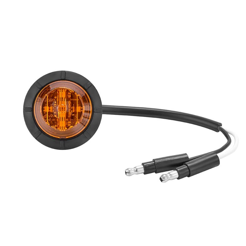 Maxxima M09410Y Amber 1-1/4" Round LED Low-Profile Clearance Marker Light - Image 3