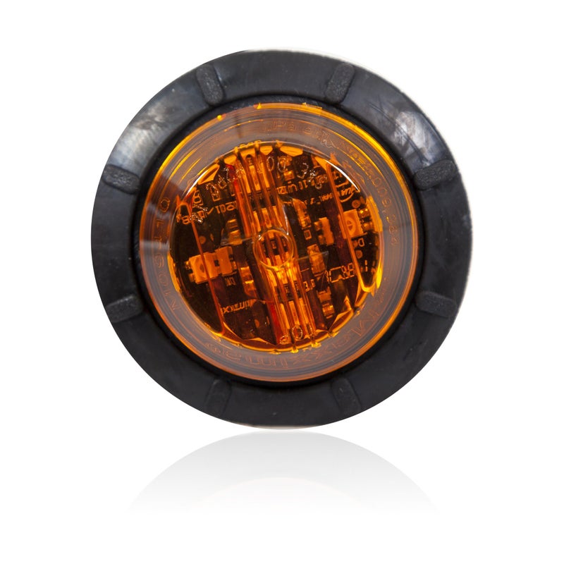 Maxxima M09410Y Amber 1-1/4" Round LED Low-Profile Clearance Marker Light - Image 4