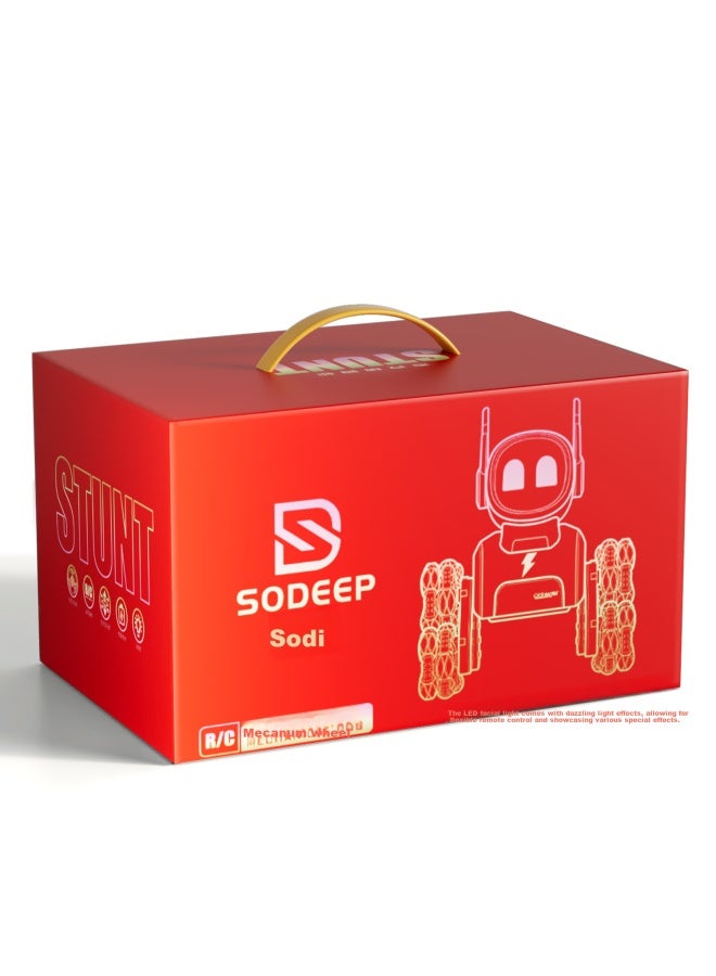 Sodeep Rc Remote Control Car Robot, Children's Toy, Boys' Ai Intelligent Transforming Robot, Kids' First Birthday Gift - Image 2