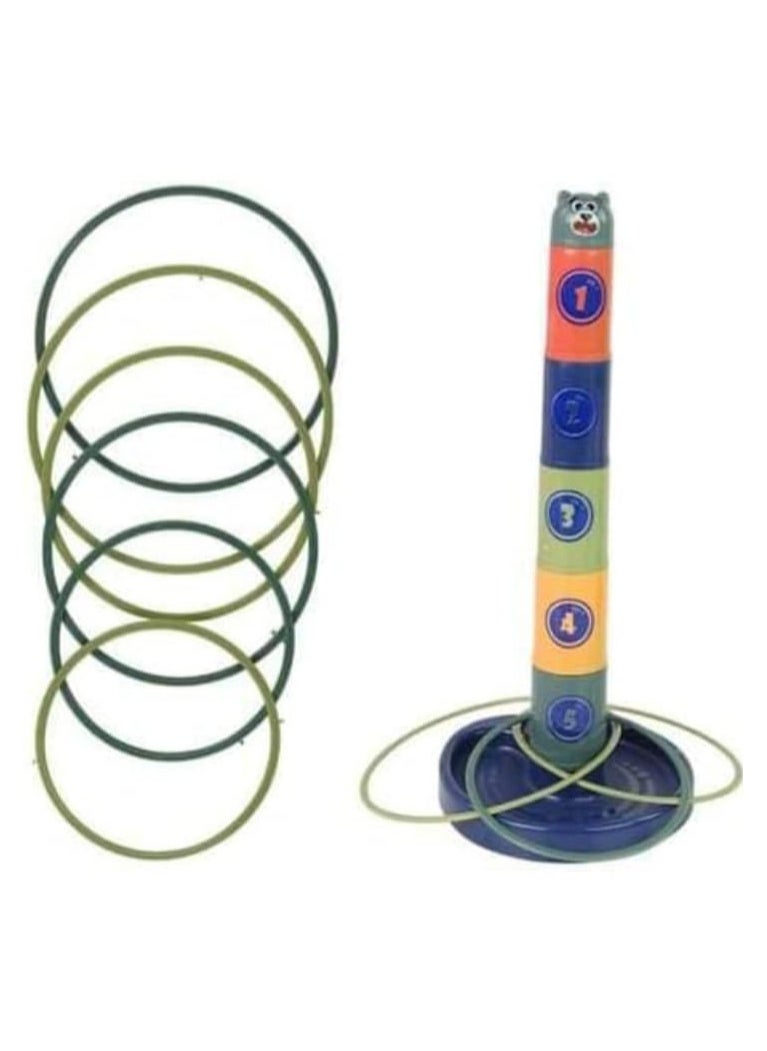 Jumbo Roll Ball Toy 🐻⚽️, a large 9-level rolling tower (56 cm) with a ball and a small basket. The tower height can be adjusted to different levels to suit your child! Enhances focus, teaches colors, and develops motor skills in a fun and safe way! - pzsku/Z8FD7E287DBAC57D7E944Z/45/_/1732634279/79d42b6e-759f-41fd-a1f8-b012c2261697