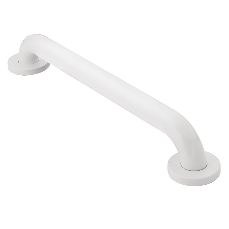 Moen R8930W Bathroom Safety 30Inch Stainless Steel Bathroom Grab Bar Glacier White