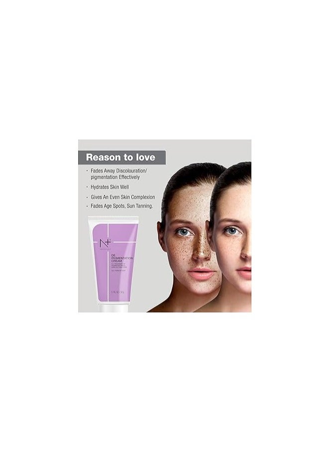 N+ Professional De-Pigmentation Cream – Advanced Skin Brightening & Dark Spot Removal Treatment, Even Skin Tone & Reduce Hyperpigmentation, 50ml  - Image 2
