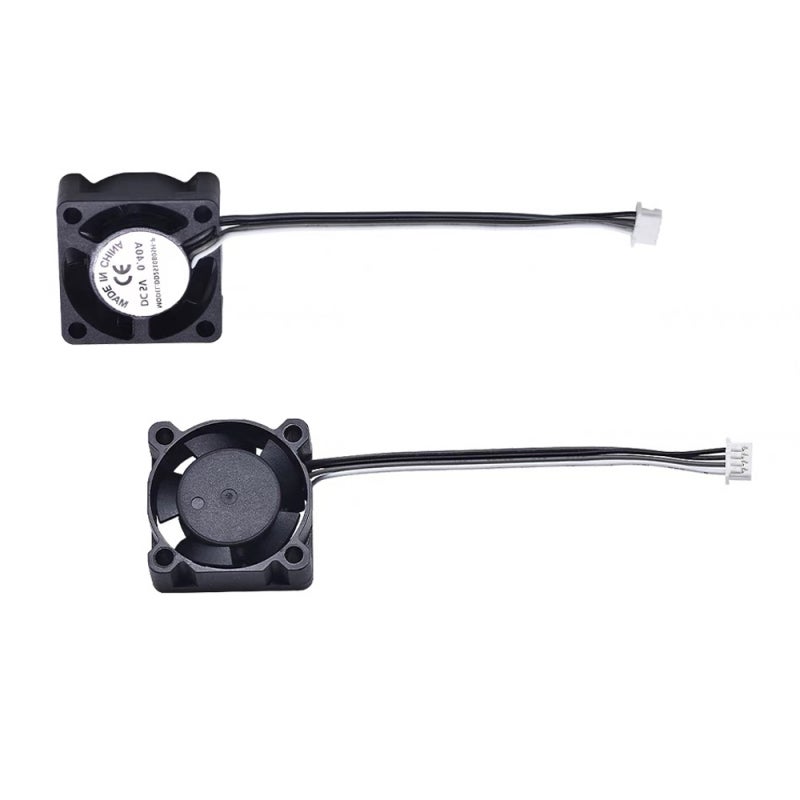 Mini Fan: 2510 Double Ball Bearing Fan - 5V 0.4A 15000±10% RPM ZX1.25-4P Terminal, Easy Installation High-Efficiency Heat Dissipation for Bambu P1P, Bambu X1 3D Printers - Image 4