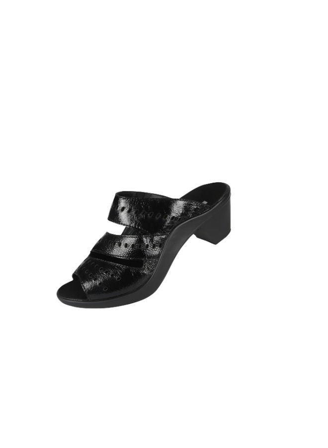 Romika Ladies Block Heel Sandals 27162-AR544 100 Black - Image 3