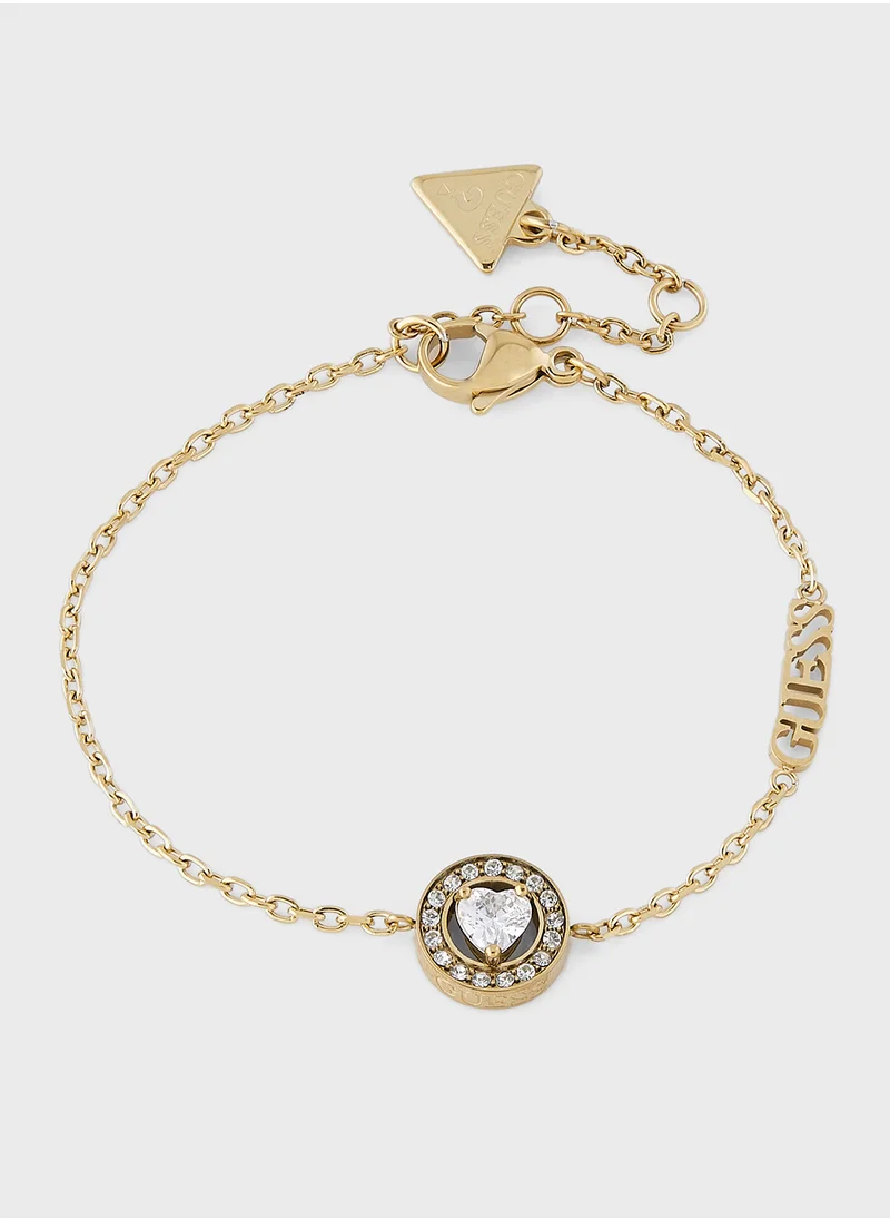 GUESS Crystal Detail Single Bracelet