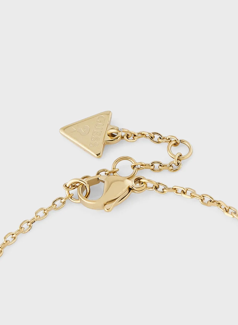 جس Crystal Detail Single Bracelet