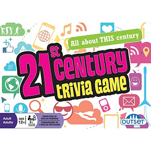 Outset Media 21st Century Trivia Game - Party Game - Family Game - Travel Game - Fun and Easy to Play - 1200 Trivia Questions - for 2 or More Players - Ages 12+ - Image 4