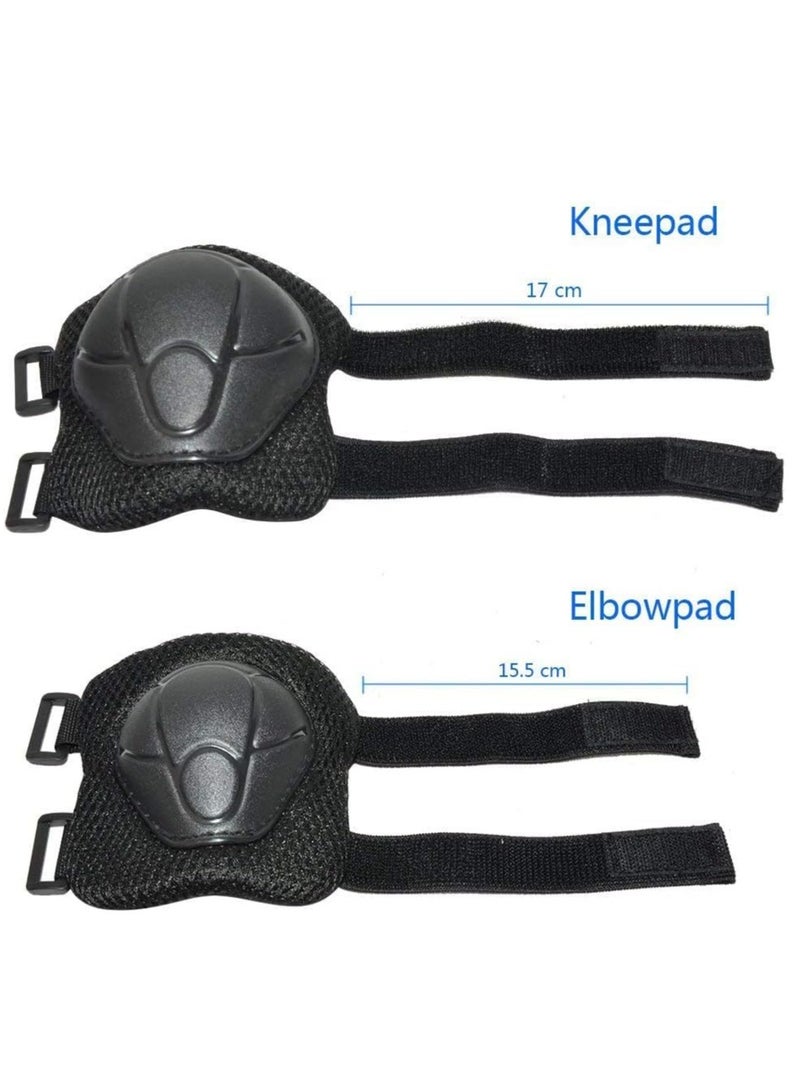 RATSAW Kids Bike Helmet Blue Beetle Toddler Helmet for Ages 3 to 12 Boys Girls with Sports Protective Gear Set Knee Elbow Wrist Pads for Rollerblading Bicycle Skateboard Scooter - Image 3