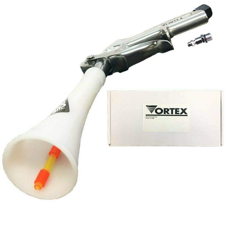 HI-TECH Vortex II Air Cleaning Gun â€“ Pro Auto Detailing Tool for Deep Cleaning Interiors & Exteriors â€“ Uses Air Compressor â€“ Blasts Dust, Dirt & Grime Fast - Image 1