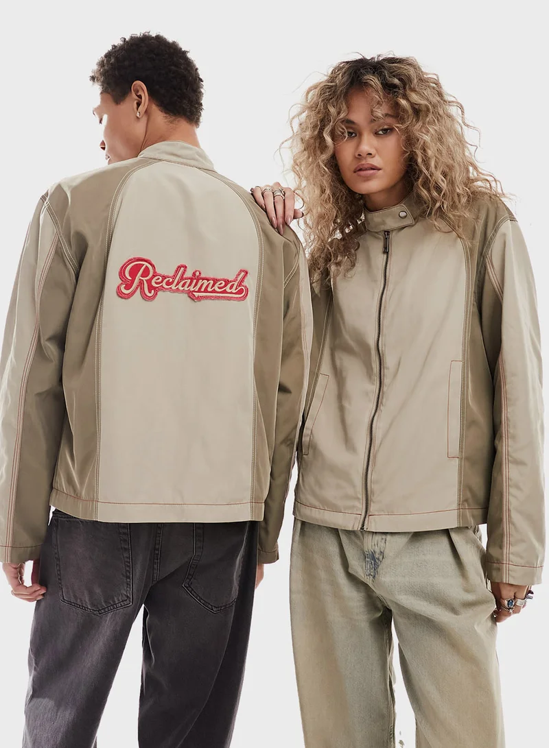 Reclaimed Vintage Unisex Zip Detail Jacket