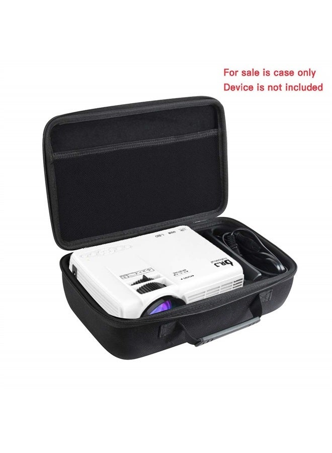 Hermitshell Hard Travel Case for DRJ Professional 7500Lumens Mini Projector (Black) - Image 1