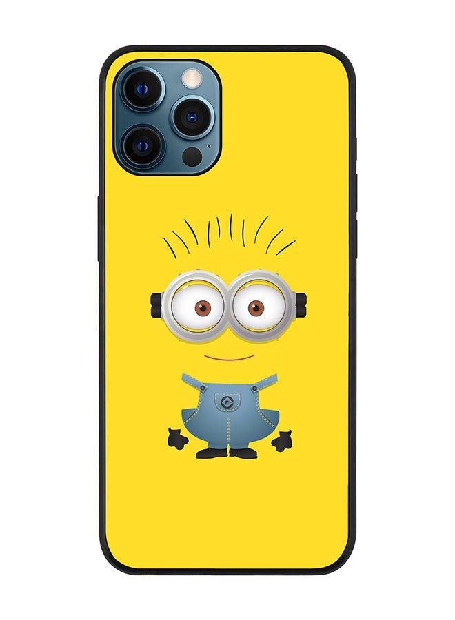 Stylizedd Rugged Black edge case for Apple iPhone 12 Pro Slim fit Soft Case Flexible Rubber Edges Anti Drop TPU Gel Thin Cover - Minion 3 - Image 1