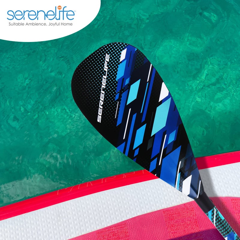 SereneLife Stand Up Paddle Board Carbon Fiber Adjustable Paddle - 3-Shaft Adjustable Water Paddle Oar for SereneLife Inflatable Stand Up Paddleboard - Image 4