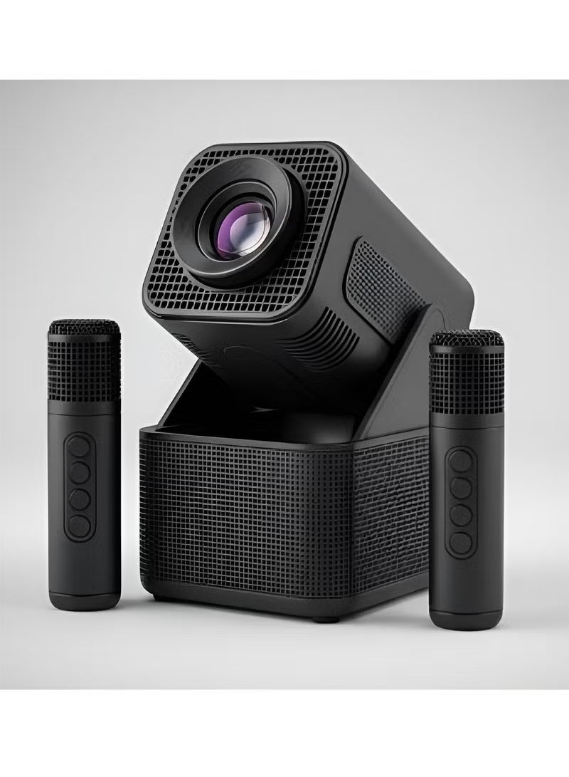 Smartbarry HT31 4K Smart Projector | Android 11 | 5G WiFi + Bluetooth | Home Theater Mini Projector | Portable HD Cinema for Movies, Gaming & Office - Image 1