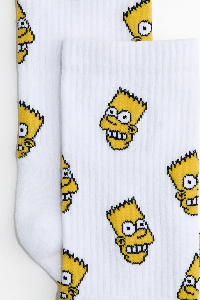H&M Motif-detail socks