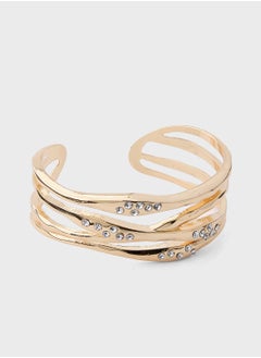 Ella Limited Edition Diamante Cuff  Bangle  - Image 1