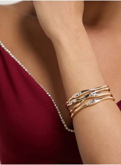 Ella Limited Edition Diamante Cuff  Bangle  - Image 4