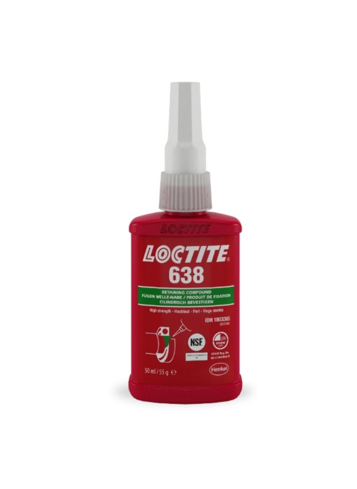 Loctite - LOCTITE® 638 High Strength Threadlock 50ml - Image 1