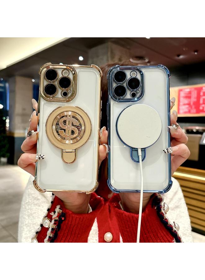 S-TOP Case For iPhone 12 Space MagSafe Holder Phone Case with Lens Film - Image 4