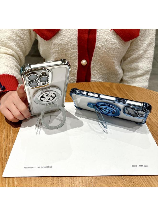 S-TOP Case For iPhone 12 Space MagSafe Holder Phone Case with Lens Film - Image 3