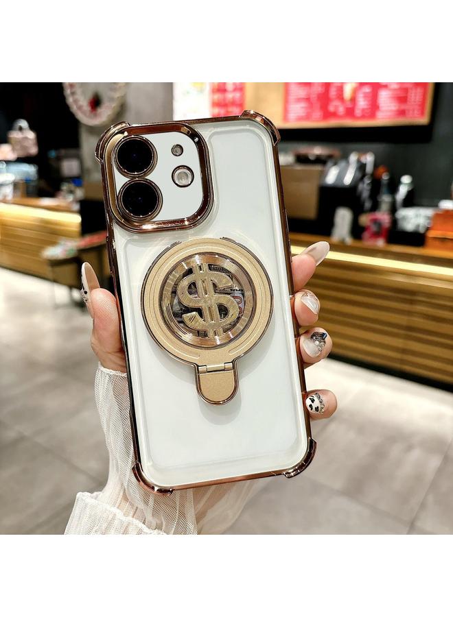 S-TOP Case For iPhone 12 Space MagSafe Holder Phone Case with Lens Film - Image 1