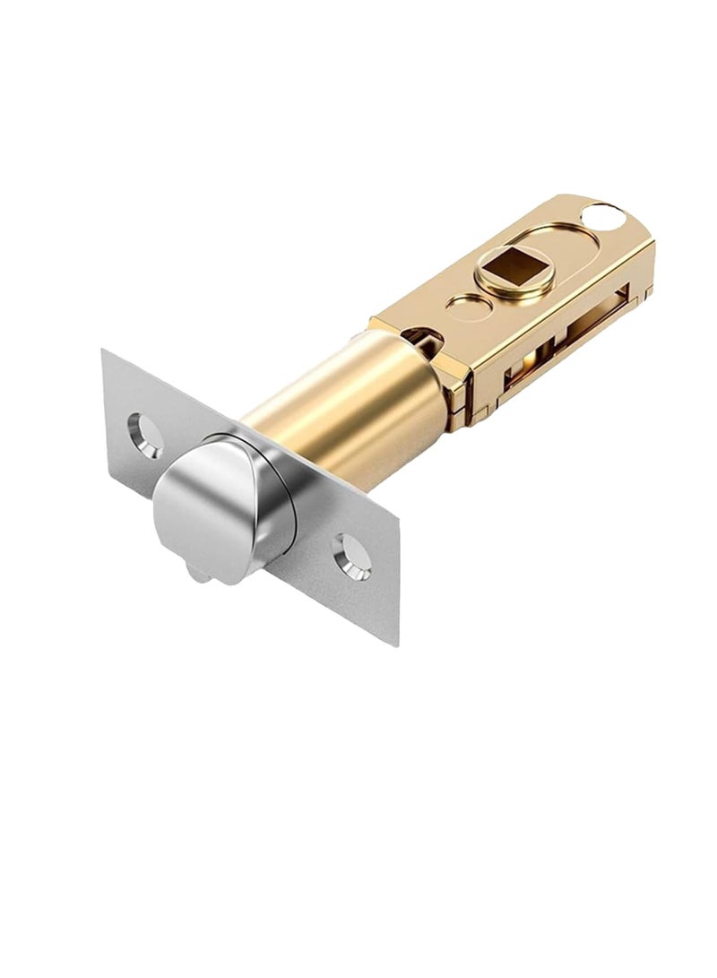 GOMETY Door Latches for Internal Door Adjustable Latch Size 60/70mm Tubular Latch Stainless Steel Mortice Latch Copper Internal Door Latch with Screws for Sprung Lever Door Handles - Image 1