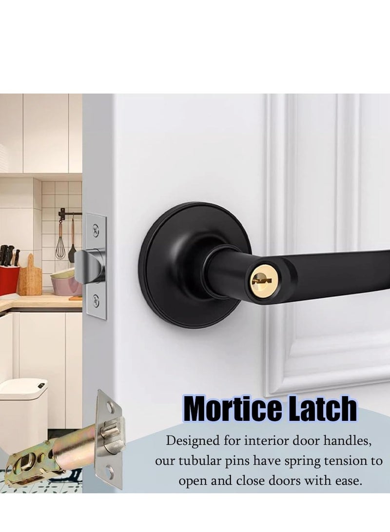 GOMETY Door Latches for Internal Door Adjustable Latch Size 60/70mm Tubular Latch Stainless Steel Mortice Latch Copper Internal Door Latch with Screws for Sprung Lever Door Handles - Image 5