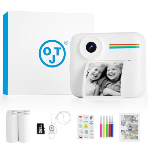 OTJ Camera Instant Print 1080P Instant Cameras That Print Photos with 32GB Card Daurable Digital Printable Camera Birthday Gift - Image 1