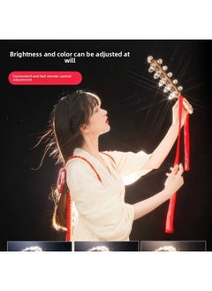 Generic Shenming Girl Spotlight Hair Light Beauty Hair Fill Light Live Background Atmosphere Contour Light Soft Light-Specifications:[Professional Focusing Model] Spotlight (remote Control Three-color Temperature +6-color Film)  - Image 4