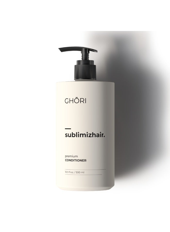 GHORI Sublimizhair Herbal Premium Conditioner for Silky Smooth Hair | Detangles, Strengthens Damaged Strands | Deep Hydration & Frizz Control, Nourishing Conditioner | Sulphate-Free, 300ml - Image 1