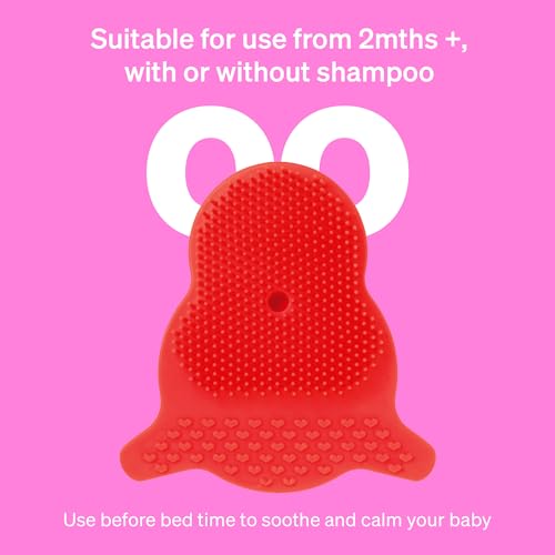 Love Noobs Cradle Cap Brush for Babies by Love Noobs, Baby Cradle Cap Treatment, Pack of 2, Non-Toxic Toddler Cradle Cap Comb, with Suction Cup to Easily Hang to Bathroom Wall, Infant Eczema Treatment - Image 3