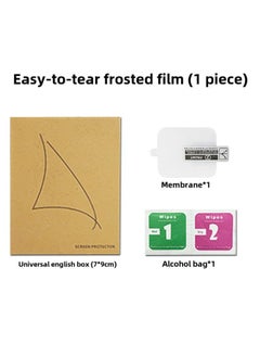 Applicable AppleWatch 9 Protective Film Apple Watch Film I8 Curved Surface HD Hydrated Film 45SE Frosted Soft Film-Color:Easy To Tear Frosted Film (1 Set)-Dimensions:iwatch S10 *42mm