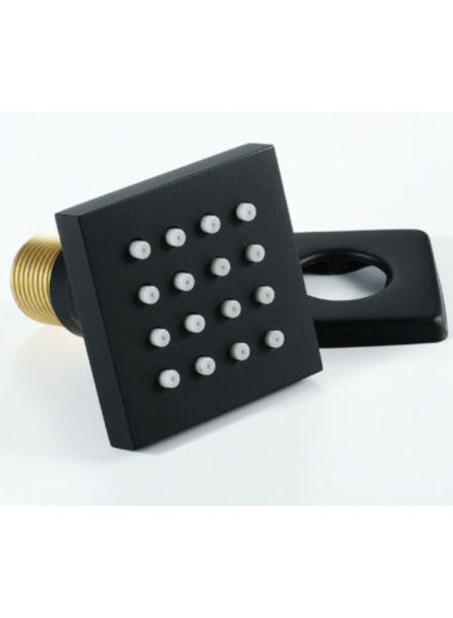 OR OR  ARJ007 Brass Body Shower Rainfall Shower Body Jets 2 Inch-BLCK - Image 2