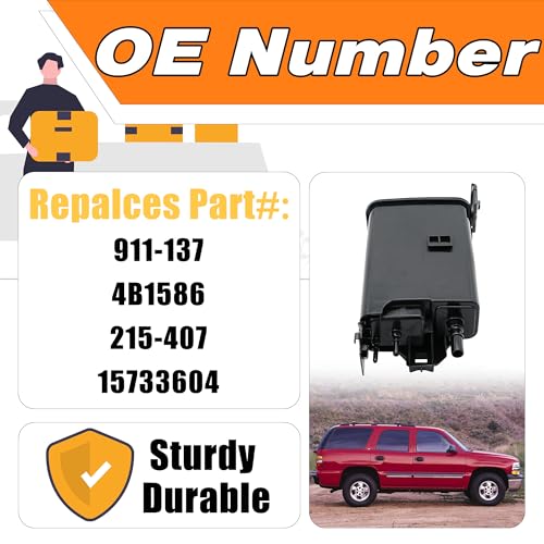 LEVANLIGHT Vapor Canister Compatible with Chevy Tahoe Avalanche 1500 Suburban 1500 GMC Yukon Yukon XL 1500 Cadillac Escalade 2000-2003, Charcoal Evap Canister Replaces# 215-407 15733604 - Image 2