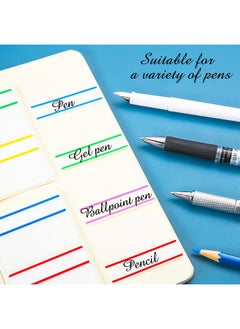 Tenare 2 Inch Sticky Tabs Colored Index Tabs Self Adhesive Flag Tabs Page Markers For Books And Classify Files Binder File Folders (240 Pieces)  - Image 3