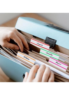 Tenare 2 Inch Sticky Tabs Colored Index Tabs Self Adhesive Flag Tabs Page Markers For Books And Classify Files Binder File Folders (240 Pieces)  - Image 5