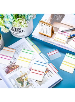 Tenare 2 Inch Sticky Tabs Colored Index Tabs Self Adhesive Flag Tabs Page Markers For Books And Classify Files Binder File Folders (240 Pieces)  - Image 4