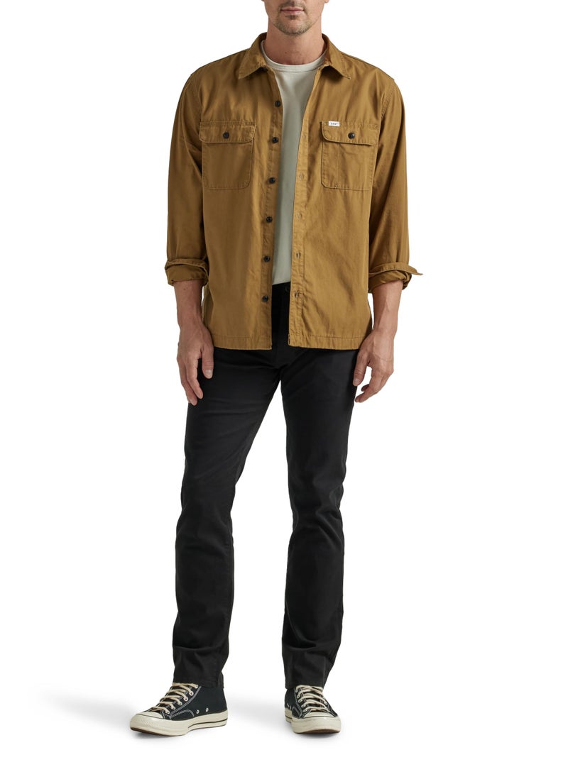 Lee Men's Extreme Motion Slim Straight Jean Black 33W x 32L - Image 2