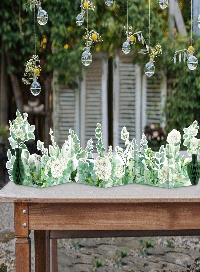 UNIIDECO 2PCS Sage Green Party Decorations, Flower Centerpieces for Tables Sage Green Table Decorations Honeycomb Table Centerpieces for Wedding Bridal Shower Woodland Baby Shower Spring Garden Party Birthday - Image 4