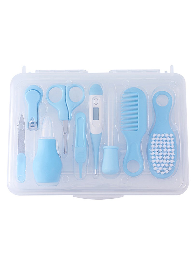 أطفال صغيرة طقم علبه PP 9 قطع لون ازرق