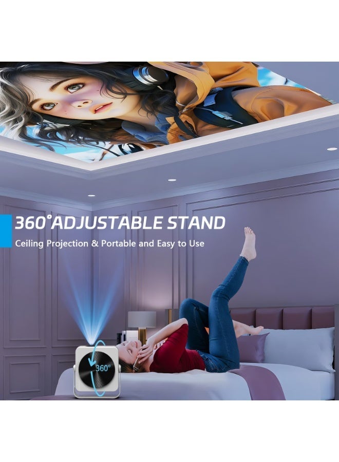 FlashHawk Projector 4K Home Cinema - 700 ANSI Native 1080P Mini Portable Smart Android OS Projectors with WiFi 6 And Bluetooth 5 For Outdoor Movie, Auto Focus and Keystone, 3D Stereo Sound - Image 4
