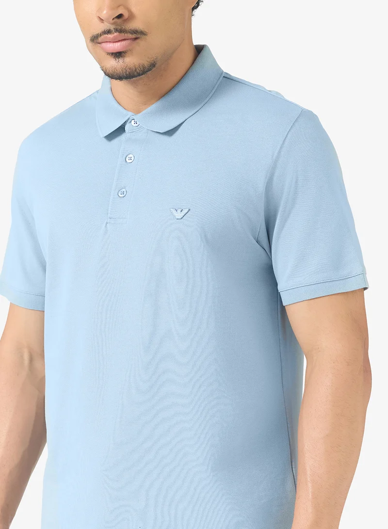 EMPORIO ARMANI  Essential Beachwear Polo for Men | Best Price UAE